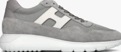 Heren HOGAN lichtgrijze lage sneakers interactive3 allacciato pelle