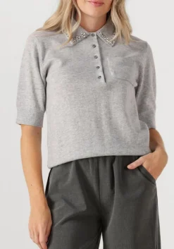 DAMES JANICE lichtgrijze sweater rebel