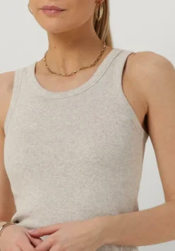 DAMES KNIT-TED lichtgrijze top ella