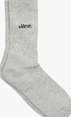 DAMES MERCER AMSTERDAM lichtgrijze sokken the mercer socks