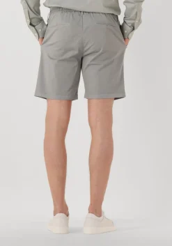 Heren PROFUOMO lichtgrijze korte broek short sportcord gd