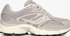 DAMES SAUCONY lichtgrijze lage sneakers progrid omni 9