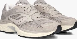 DAMES SAUCONY lichtgrijze lage sneakers progrid omni 9