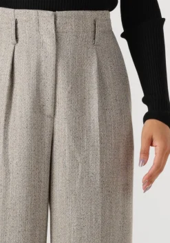 DAMES SECOND FEMALE lichtgrijze pantalon jun trousers