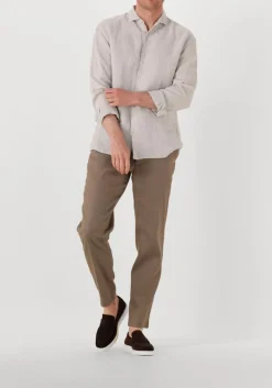 Heren THE GOODPEOPLE lichtgrijze casual overhemd soho