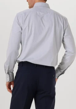 Heren XACUS lichtgrijze casual overhemd active 91617 520ml