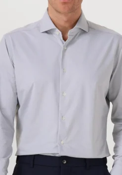 Heren XACUS lichtgrijze casual overhemd active 91617 520ml