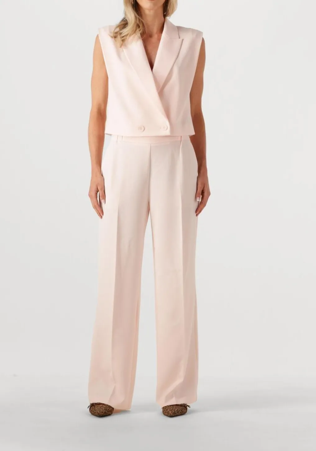 DAMES DANTE6 wijde broek fabri elasticated wide leg pants