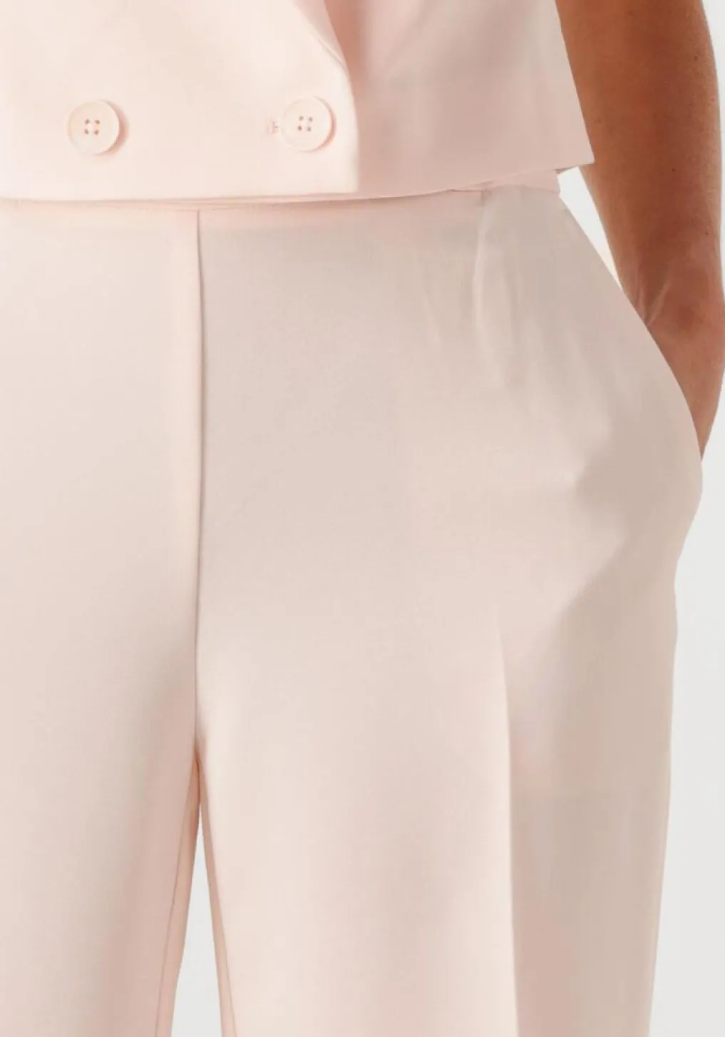 DAMES DANTE6 wijde broek fabri elasticated wide leg pants