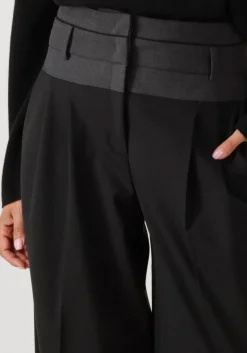 DAMES CAMBIO wijde broek evelin color block