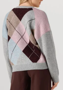 DAMES CO'COUTURE trui maja check v neck