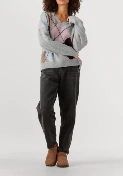 DAMES CO'COUTURE trui maja check v neck