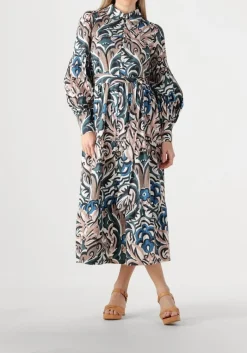 DAMES DEA KUDIBAL midi jurk rosetta