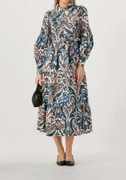 DAMES DEA KUDIBAL midi jurk rosetta