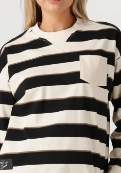 DAMES HAUTE L'AMITIÉ haute l'amitié top veronica stripe tee sweat