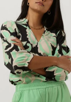 DAMES SUMMUM blouses top floral print