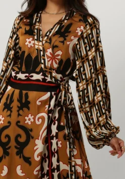 DAMES SUMMUM maxi jurk dress print long mix