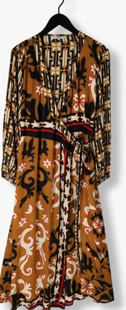 DAMES SUMMUM maxi jurk dress print long mix