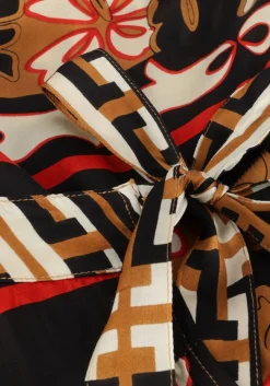 DAMES SUMMUM maxi jurk dress print long mix