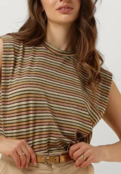 DAMES SUMMUM top top sleeveless color lurex jersey