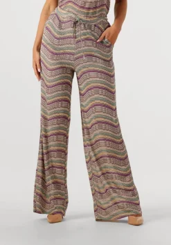 DAMES SUMMUM wijde broek wide leg pant colour sparkly wave