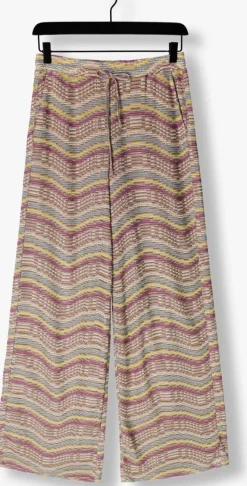 DAMES SUMMUM wijde broek wide leg pant colour sparkly wave