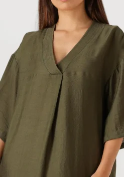 DAMES CO'COUTURE midi jurk caryncc pleat tunic dress