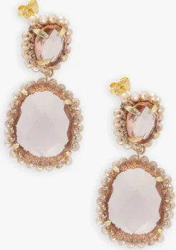 DAMES LOTT. GIOIELLI sieraad pendant earring double m