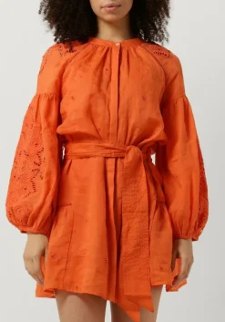 DAMES SCARLETT POPPIES mini jurk sunshine babe short