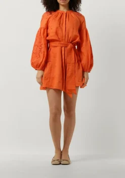 DAMES SCARLETT POPPIES mini jurk sunshine babe short