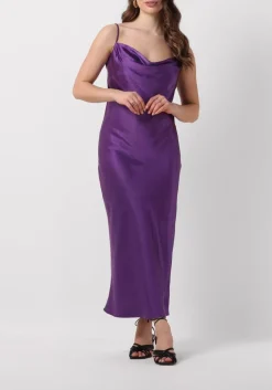 DAMES NOTRE-V e maxi jurk satin strap dress