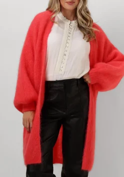 DAMES AMERICAN DREAMS rode vest lee midi cardigan