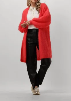 DAMES AMERICAN DREAMS rode vest lee midi cardigan