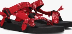 DAMES ARIZONA LOVE rode platte sandalen trekky bandana