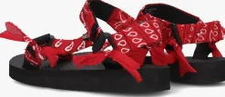 DAMES ARIZONA LOVE rode platte sandalen trekky bandana