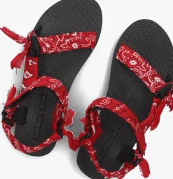 DAMES ARIZONA LOVE rode platte sandalen trekky bandana