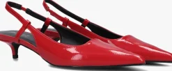 DAMES BLASZ rode slingbacks dzrp0666