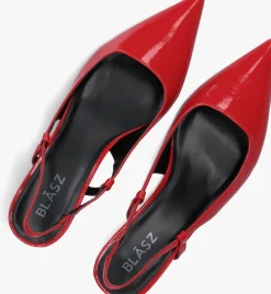DAMES BLASZ rode slingbacks dzrp0666