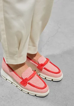 DAMES BRUNATE rode loafers 40202