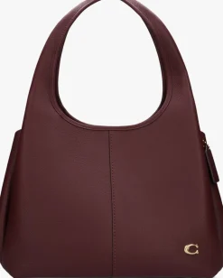 DAMES COACH rode schoudertas lana
