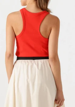 DAMES CO'COUTURE rode top saharacc embroidery tank top