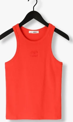 DAMES CO'COUTURE rode top saharacc embroidery tank top