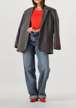 DAMES CO'COUTURE rode top saharacc embroidery tank top