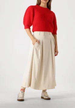 DAMES CO'COUTURE rode trui coralie bow rib knit