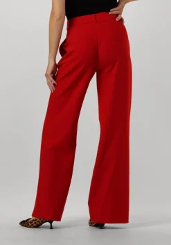 DAMES CO'COUTURE rode wijde broek vola long wide pant