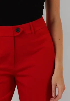 DAMES CO'COUTURE rode wijde broek vola long wide pant