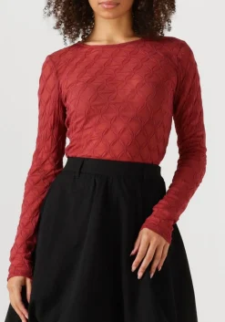 DAMES COPENHAGEN MUSE rode blouses cmhanna-top