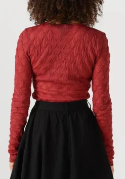 DAMES COPENHAGEN MUSE rode blouses cmhanna-top