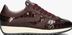 DAMES DL SPORT rode lage sneakers 6745