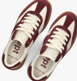 DAMES EAST PACIFIC TRADE rode lage sneakers santos-w